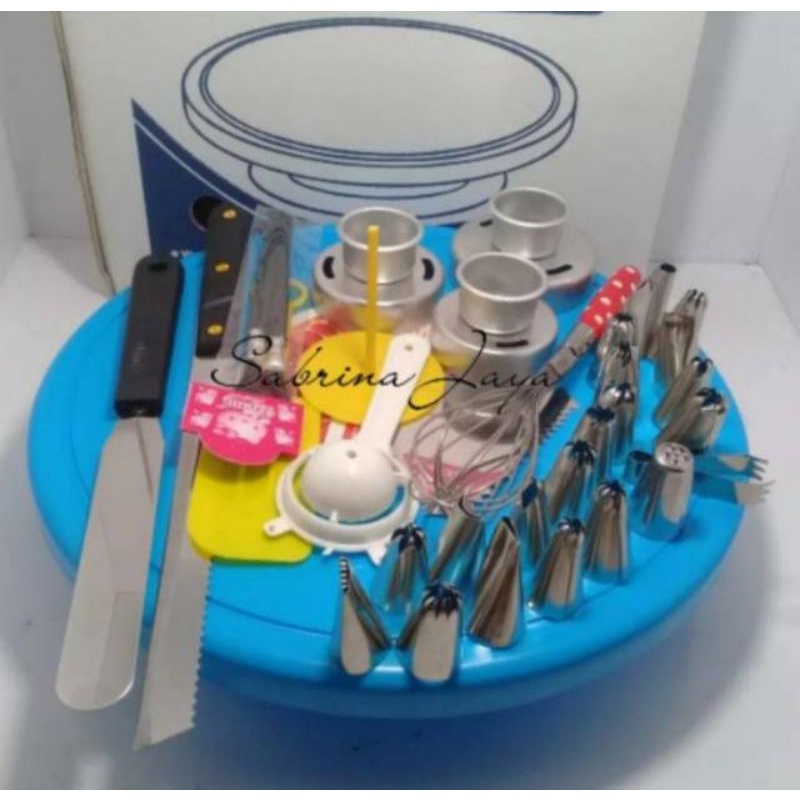 31 Set Dekorasi kue / peralatan dekorasi kue ulang taun / pernikahan