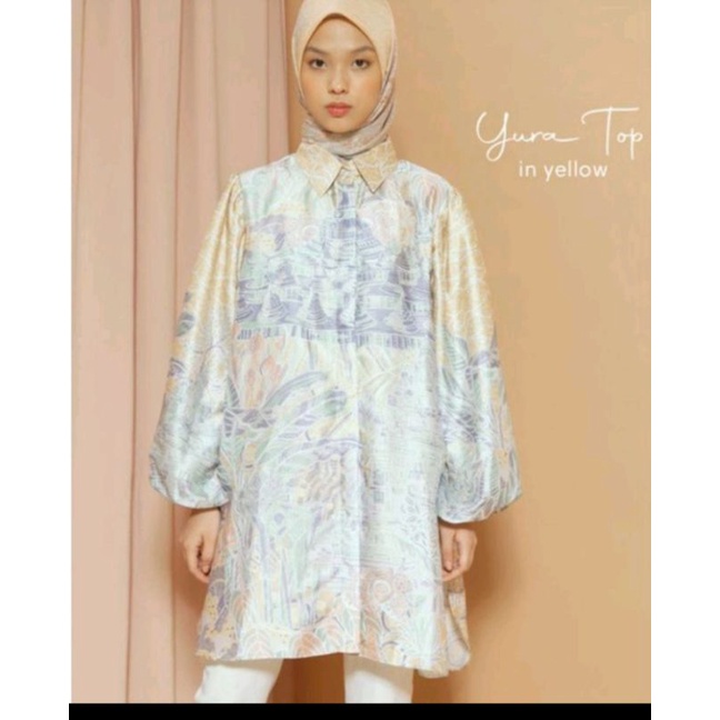 Yura top yellow Buttonscarves x Vone