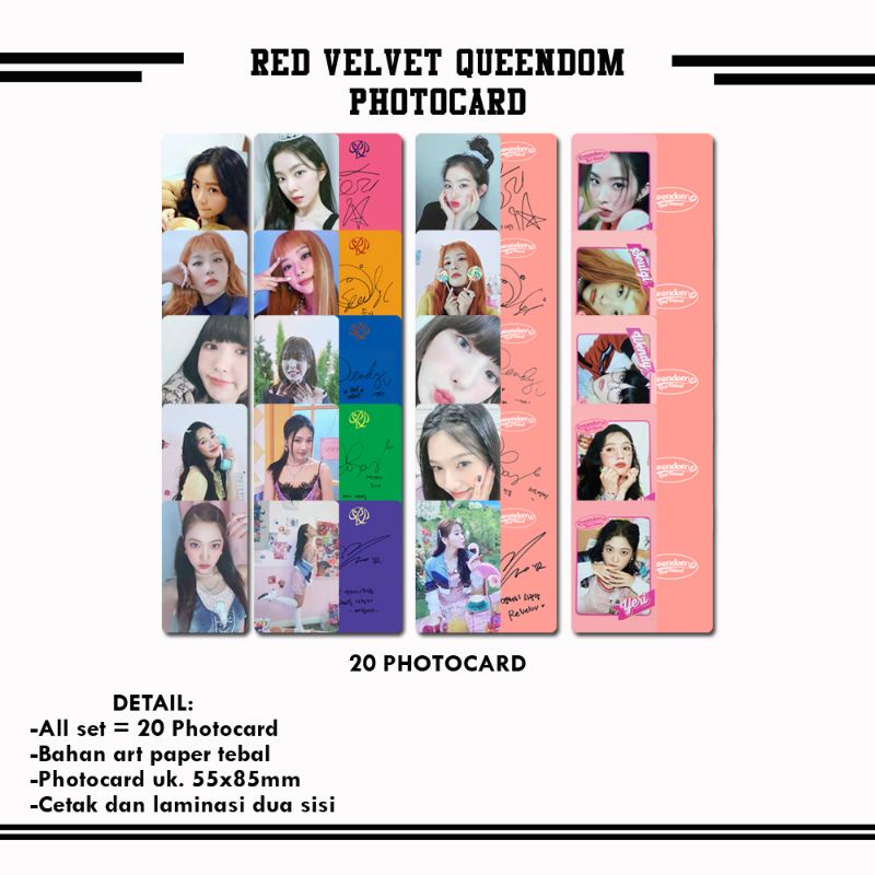RED VELVET QUEENDOM PHOTOCARD