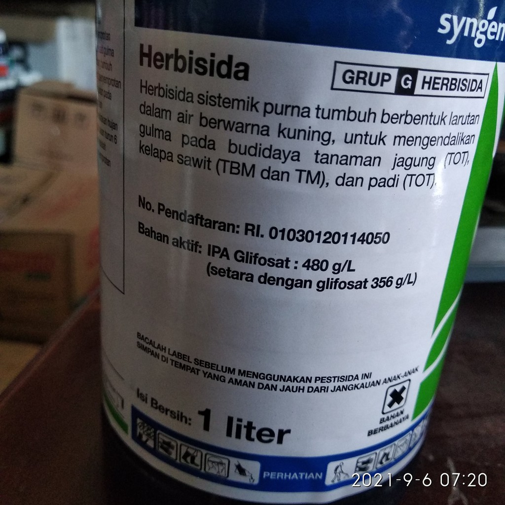 Herbisida TouchdownNeo 480SL Bahan aktif : IPA GLIFOSAT 480g/l 1liter