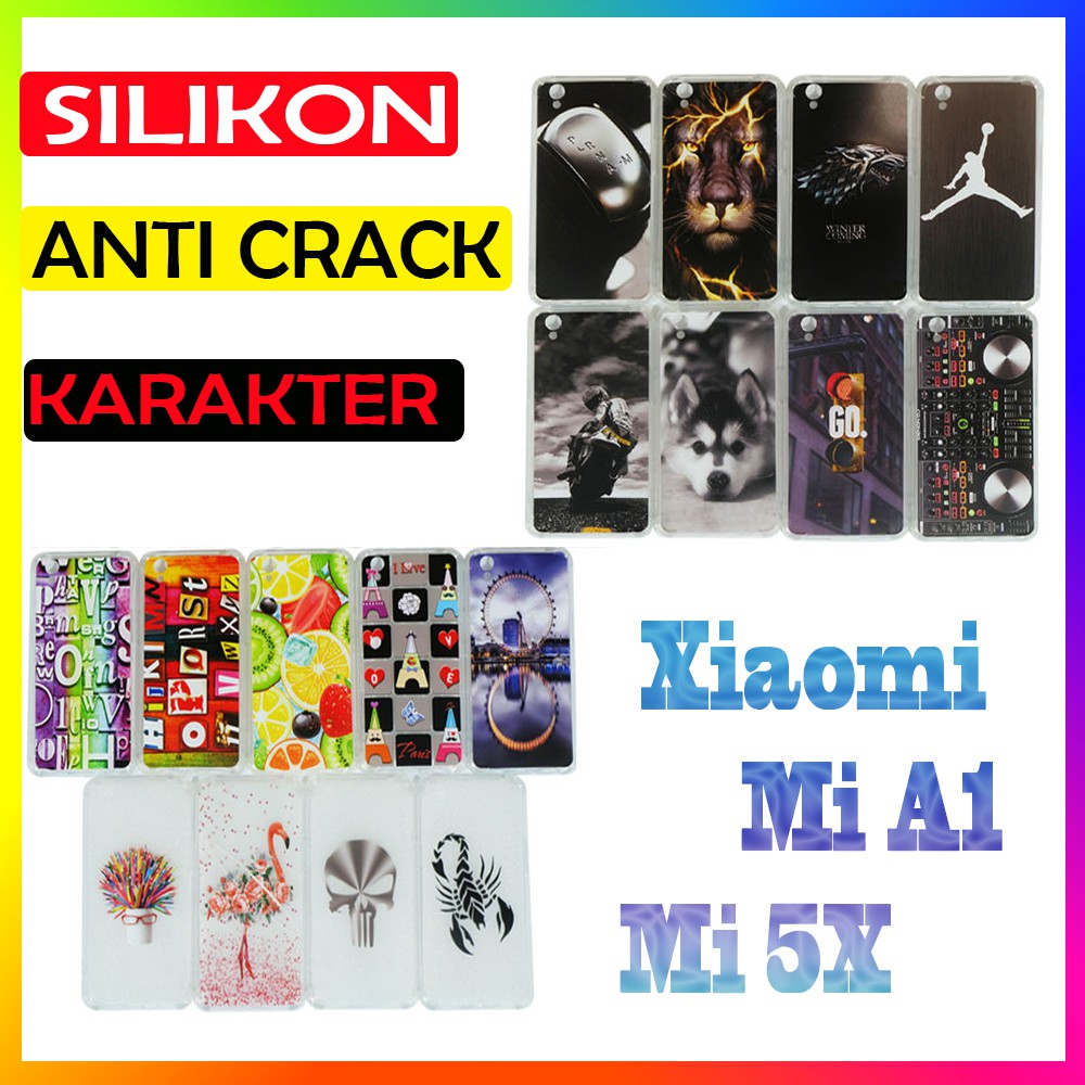 Casing Silicone Xiaomi MI A1 / 5X Case Handphone Kesing Silikon Soft Case UltraThin Anti Crack