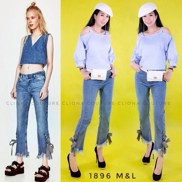 1896:boyfriend Jeans zara/Skinny jeans/jeans wanita/jeans cutbray/flare jeans/jeans ripped/pants