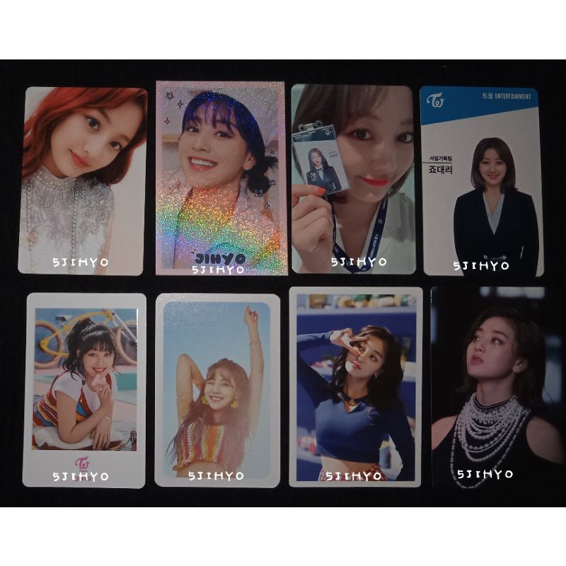 official photocard twice park jihyo album & non album (wiad 3rd gen polaroid japan shibuya monograph