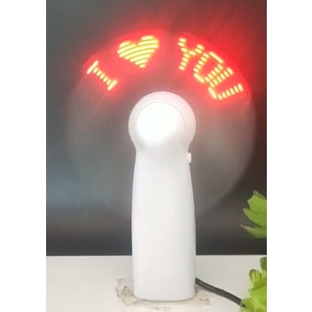 Led Mini Fan  I Love You I Want You To Know That