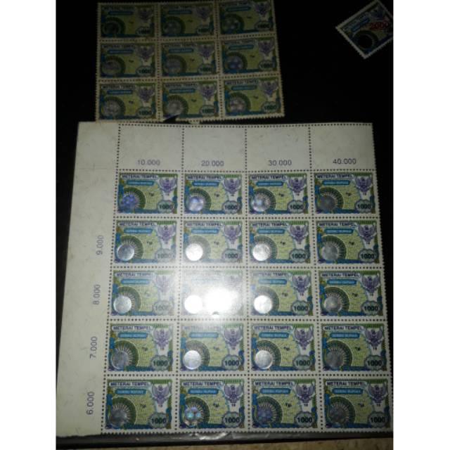 Materai 1000 thn 1996-1999