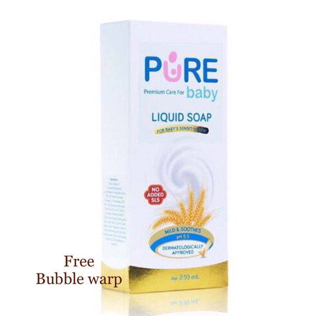 (BPOM) PURE BABY / PureBb Liquid Soap  230ml / PUREBABY SABUN MANDI BAYI/PUREBABY BABY SOAP SENSITIF SKIN
