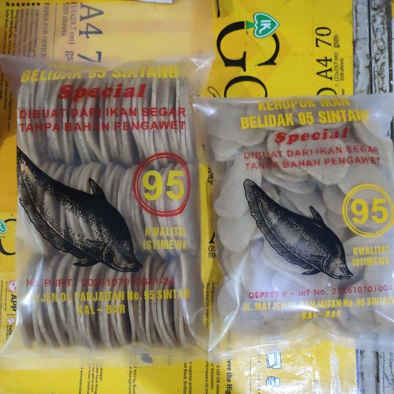 

Kerupuk Ikan Belidak Sintang 95 TANPA BAHAN PENGAWET