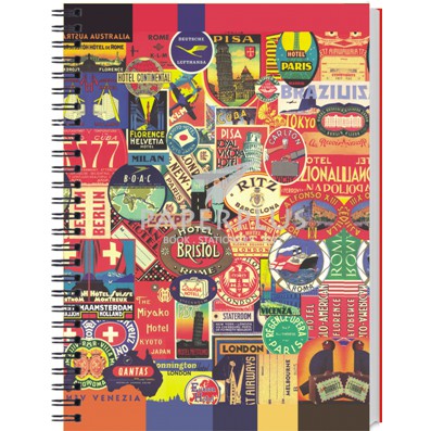 

Spiral Notebook A5 Vintage Hotel - HC