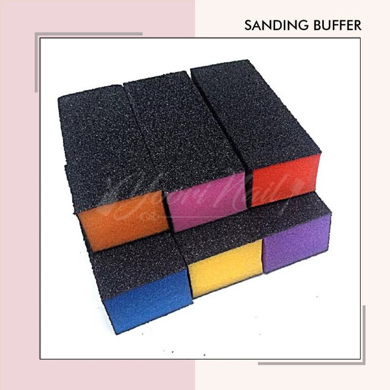 Sanding buffer buffer block buffer kasar 4 sisi buffing nail art