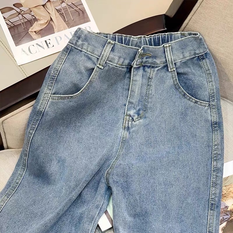 JEANS PANTS BOYFRIEND BAGGY IMPORT WANITA DENIM BF HIGHWAIST MX893