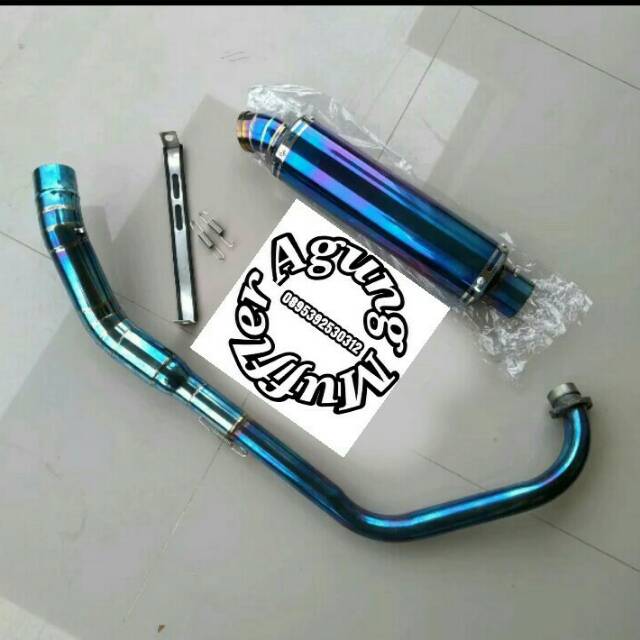 KNALPOT RACING BLUEMOON POLOS TIGER CB150R OLD VIXION