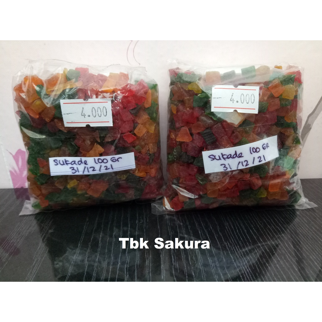 

Sukade 100gr mix / Pepaya Kering