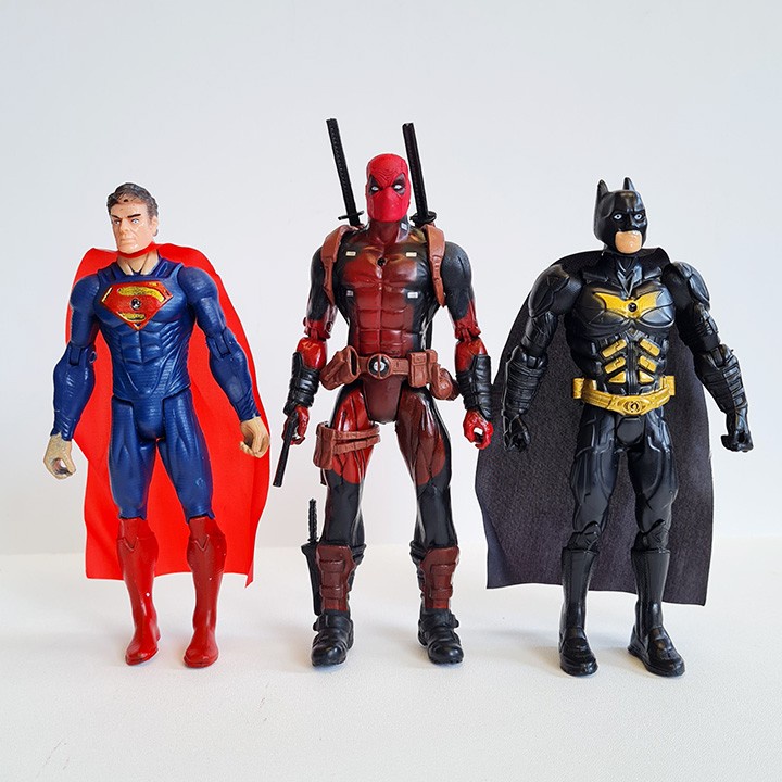 Set Figure Mainan Super Hero Marvel DC Hero 6 karakter