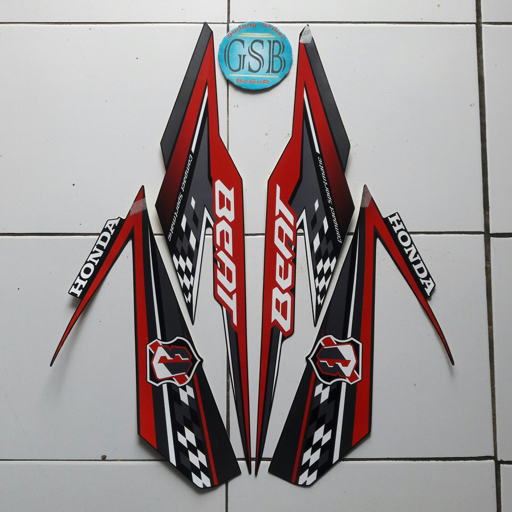 Jual Sticker Motor Honda Beat Fi Esp 2018 Full Hitam Merah Indonesia Shopee Indonesia Jual Sticker Motor Honda Beat Fi Esp 2018 Full Hitam Merah Indonesia Shopee Indonesia