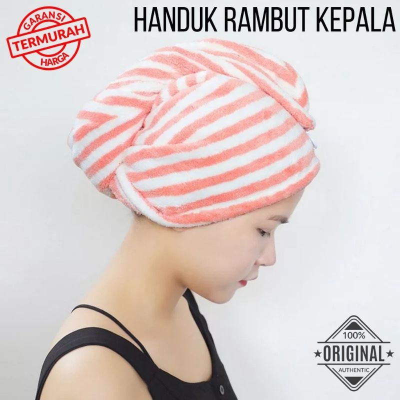 [COD] Handuk Rambut Kepala Handuk Keramas Handuk Kepala Magic Towel Handuk Keramas Import