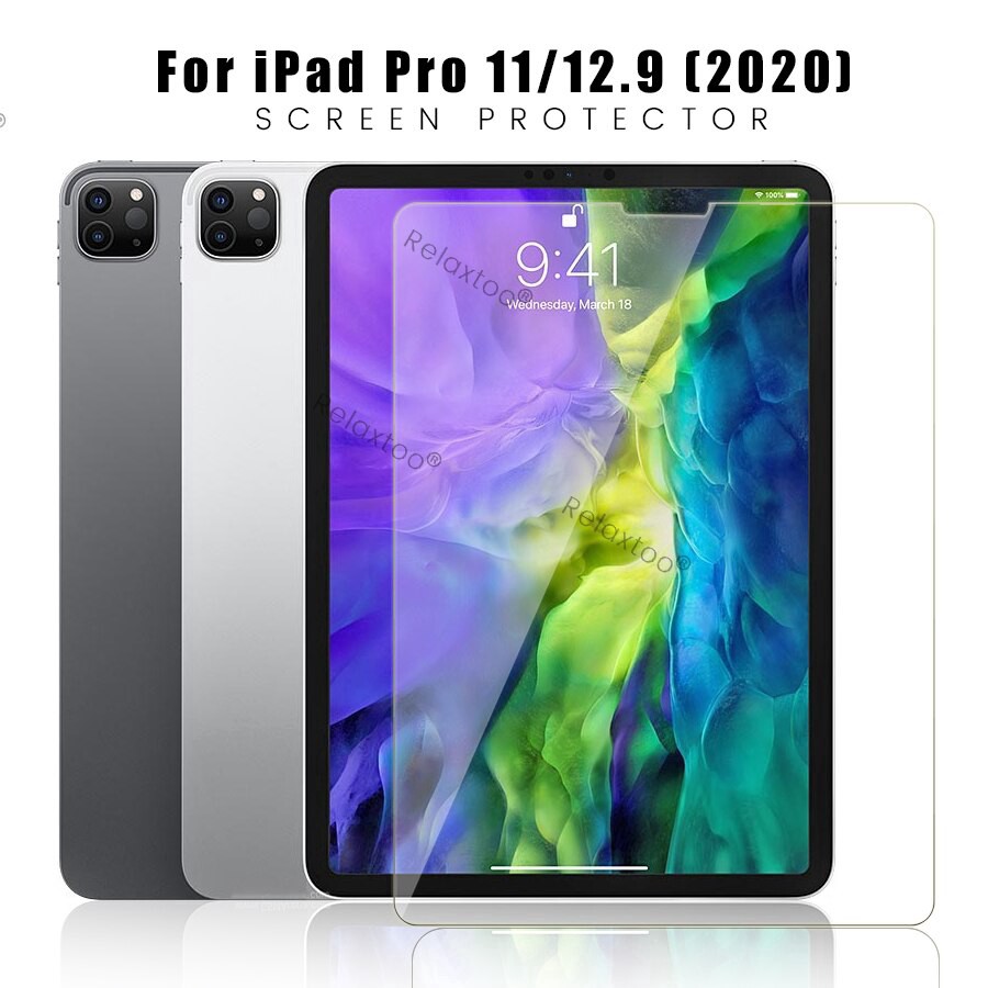 Pelindung Layar berbahan Tempered glass Apple ipad pro 11 inch (2020) dan 12.9 inch (2020)