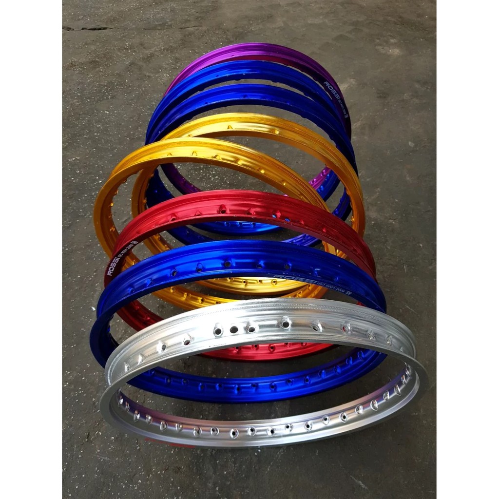 Rossi Master Velg Set Tromol Jari2 Ring 17 Dan 14 Ukuran 140 160 Belum Rakit.