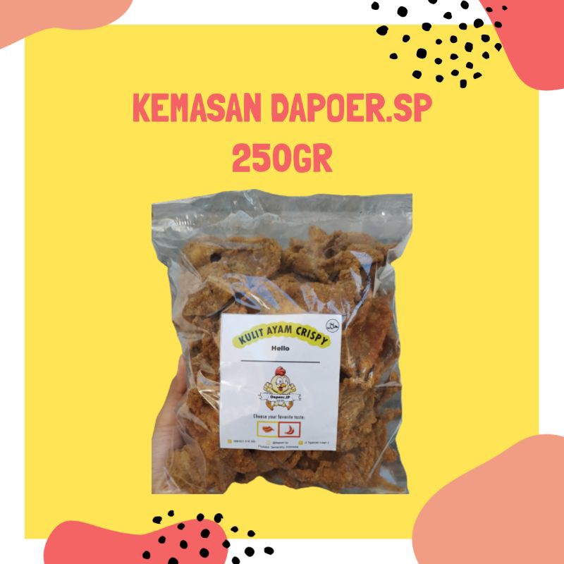 

Kulit Ayam Crispy 250gr