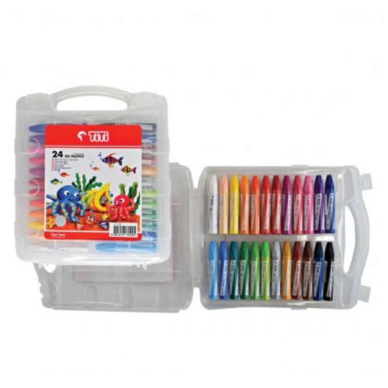 Oil Pastel Krayon Minyak Joyko TiTi OP-24S 24 Warna Colours