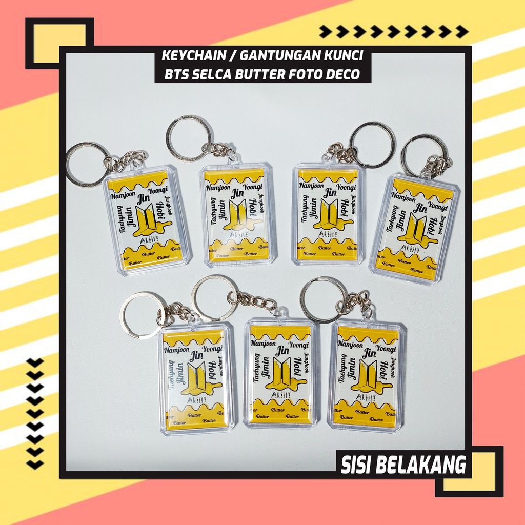 Gantungan Kunci / Keychain BTS Selca Butter