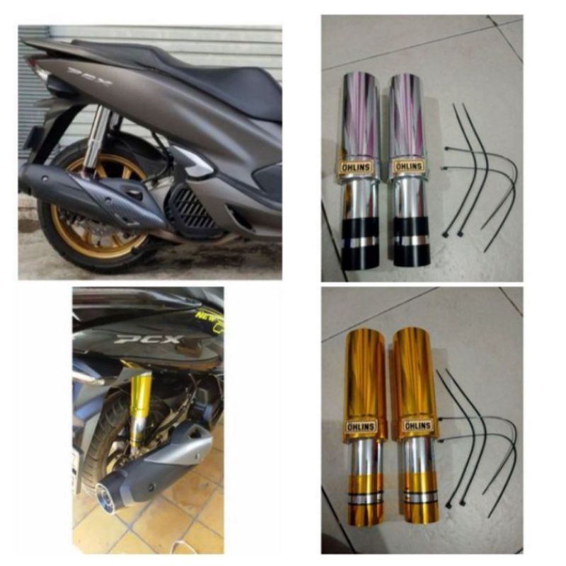 COVER SHOCK/COVER MOTOR PCX BELAKANG 150/160CC