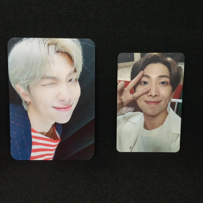Photocard Official BTS Kim Namjoon (RM) MOTS Journey Selfie ver (Japan album) dan PC Army Bomb SE