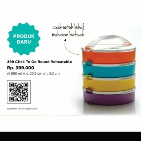 Spesial Promo - Rantang Bulat Tupperware