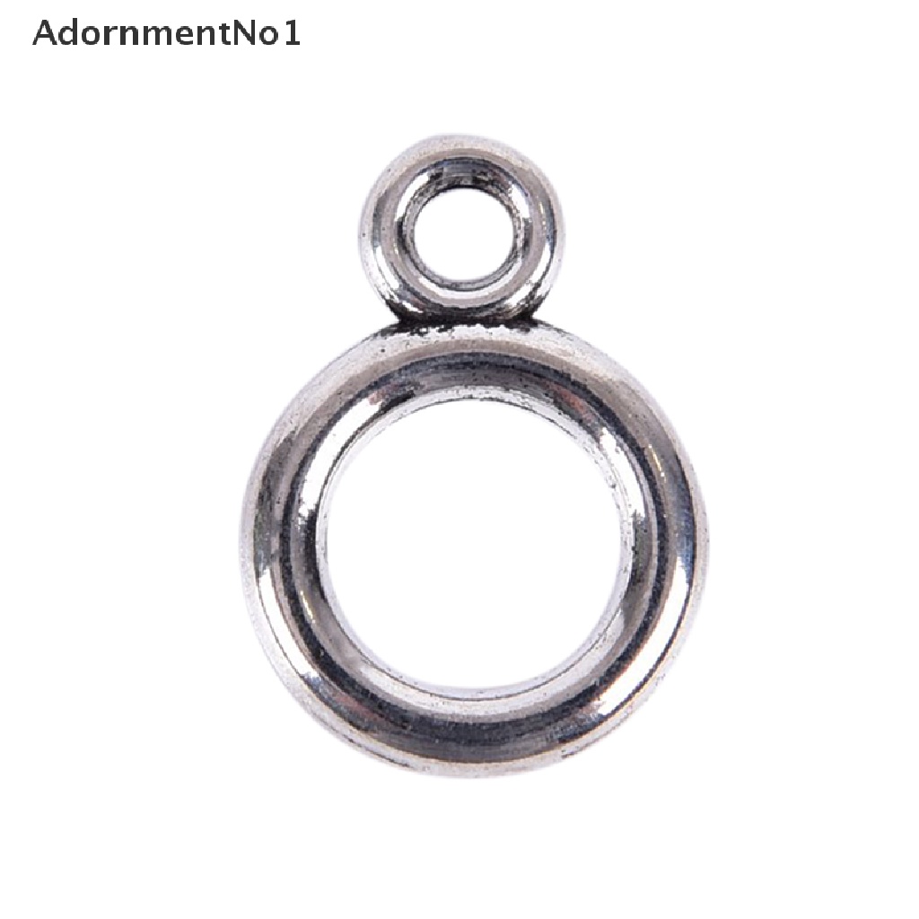 (AdornmentNo1) 20pcs / Set Kait Toggle Silver Retro Untuk Membuat Perhiasan DIY