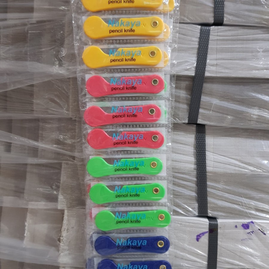 

Pemes silet pencil knife NAKAYA isi 12 pcs Termurah