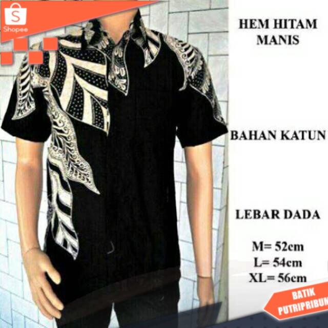 Promo Kemeja Hitam Manis 067 YBjYOrummlGdN