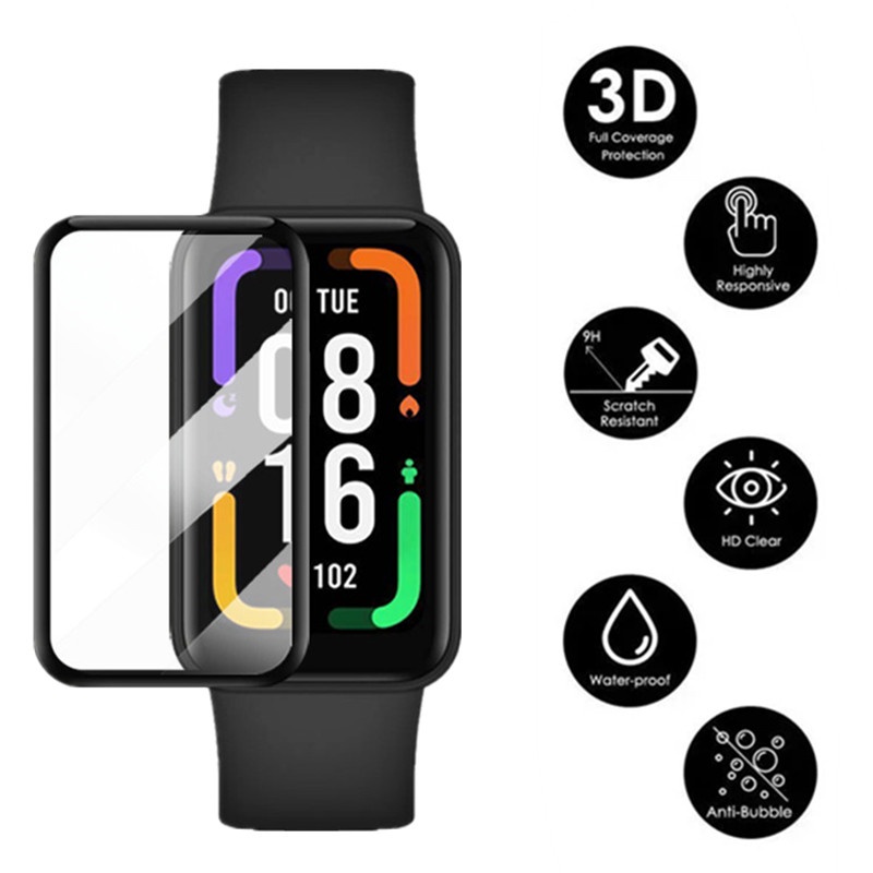 1 Pc Pelindung Layar 3d Untuk Redmi Band Pro