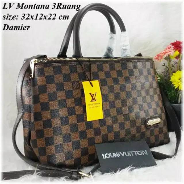 Tas Terbaru LV Montana 3Ruang Tas Import Kekinian