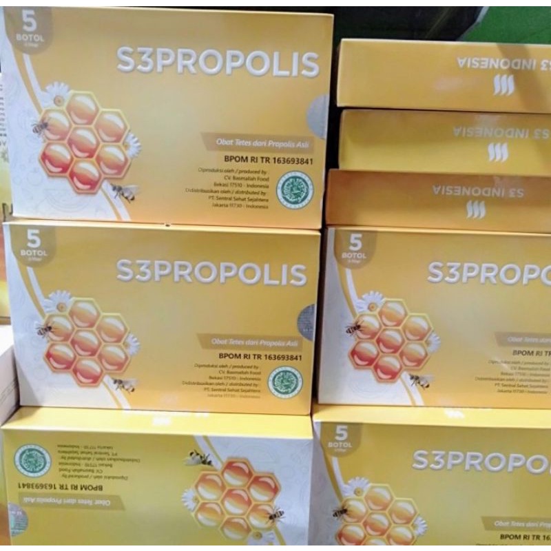 S3Propolis S3 Propolis Bpom isi 5 botol