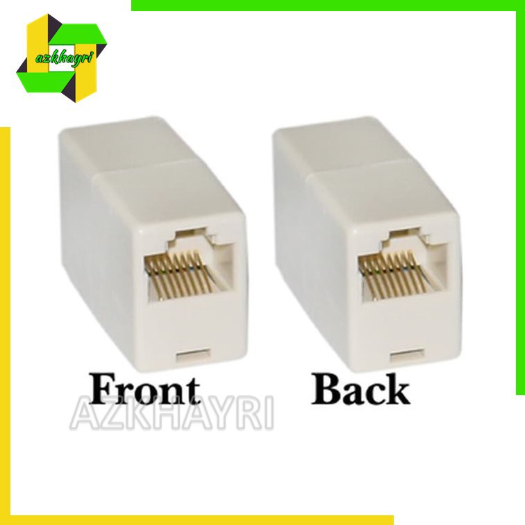 Barel RJ45 Barrel Kabel LAN UTP Sambungan