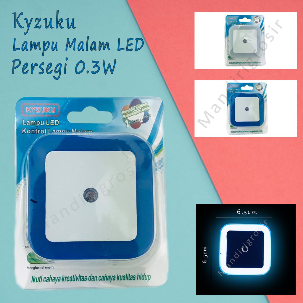 Lampu Tidur * LED * Kyzuku * LED * Persegi * KZ-129