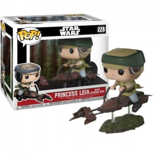 Toys Funko Pop Deluxe: Leia on Speeder Bike The Chase *Rare*