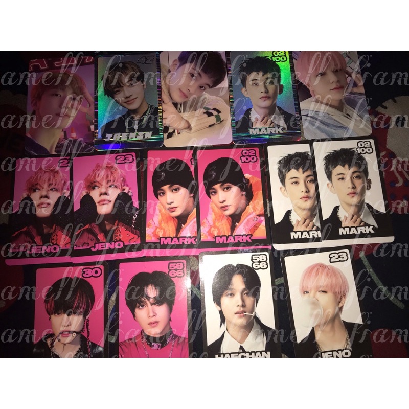 TRADING CARD VER. B MD POP UP STORE GLITCH MODE JENO JAEMIN HAECHAN MARK CHENLE