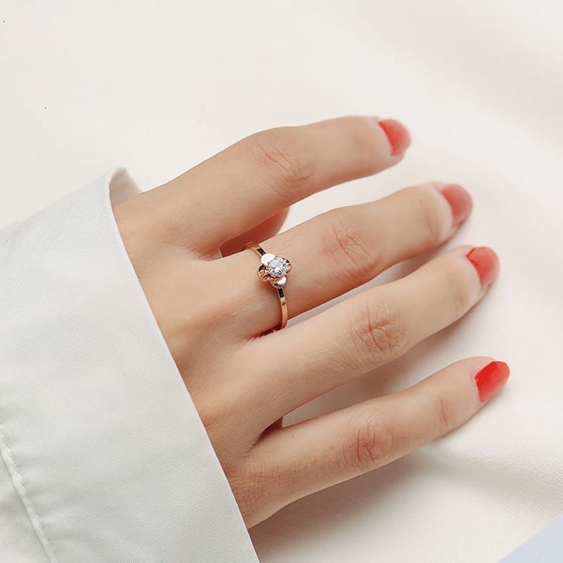 Cincin simple fashion permata ladyday prince