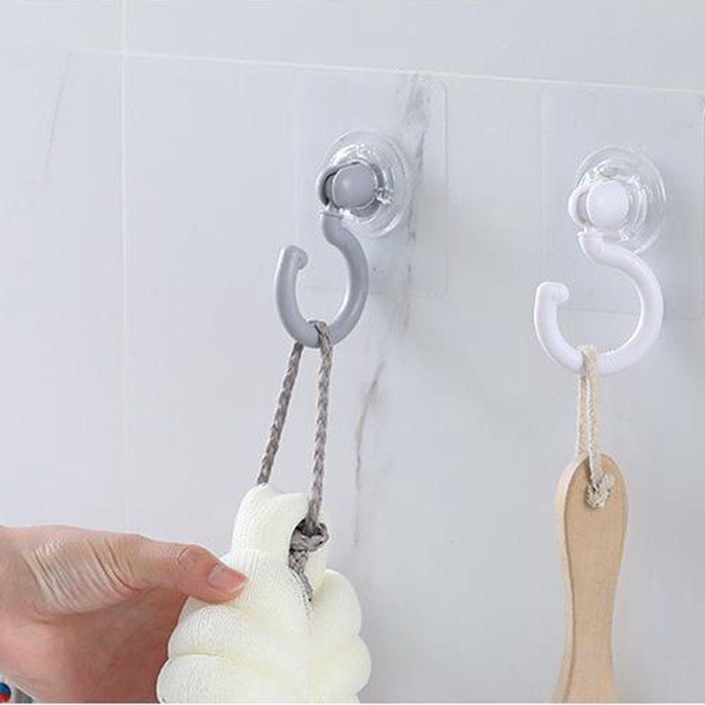 Pengait Perekat QUINTON Oilproof360° Rotating Reusable Ceiling Seamless Heavy Duty Overhead Hooks