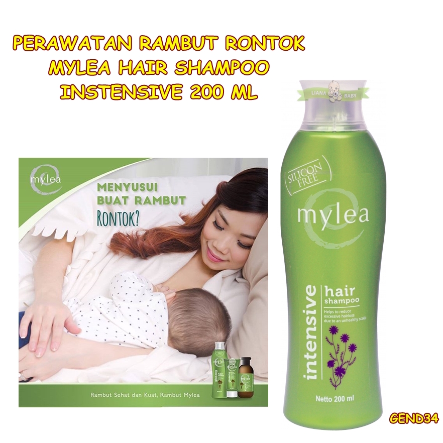 GEND34 PERAWATAN RAMBUT RONTOK MYLEA HAIR SHAMPOO INTENSIVE 200 ML 50029 bln 8 2024