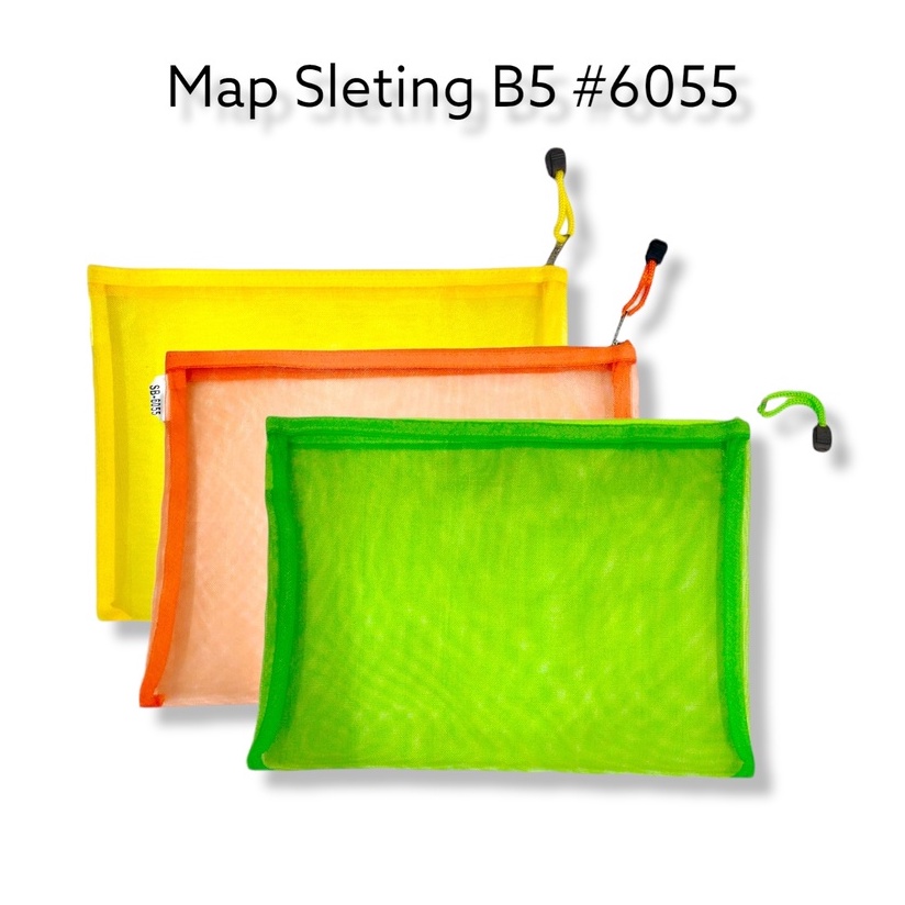 

Map Dokumen Shubang #6055 Zipper Resleting Jaring Warna Ukuran B5 – Satuan SHSNP