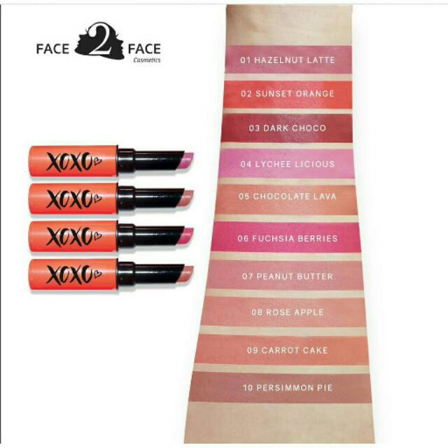 FACE 2 FACE XOXO Matte Lipstik