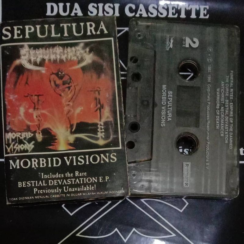 kaset sepultura - morbid vision