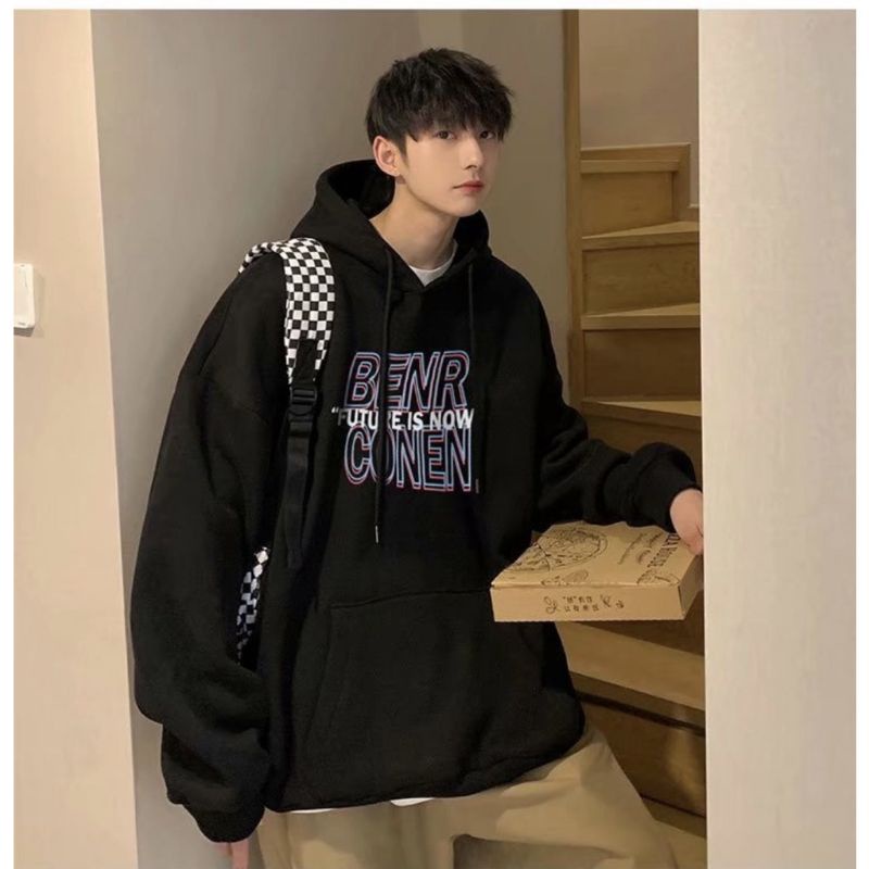 S - XXXXXL(6XL) Hoodie Korean Jumbo BENR CONEN FUTURE IS NOW Urban Style Hoodie BIGSIZE StreetWear Oversize Unisex