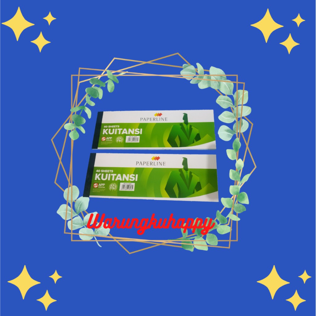 

BUKU KUITANSI / KWITANSI PAPERLINE KECIL / PPL KT 40 M