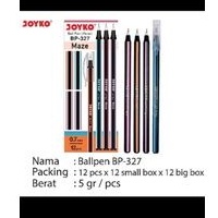 Pulpen Joyko Maze BP-327 (1 Lusin) / Pulpen Murah Joyko Maze BP 327