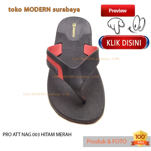 Sandal pria casual sandal jepit karet murah PRO ATT NAG 003