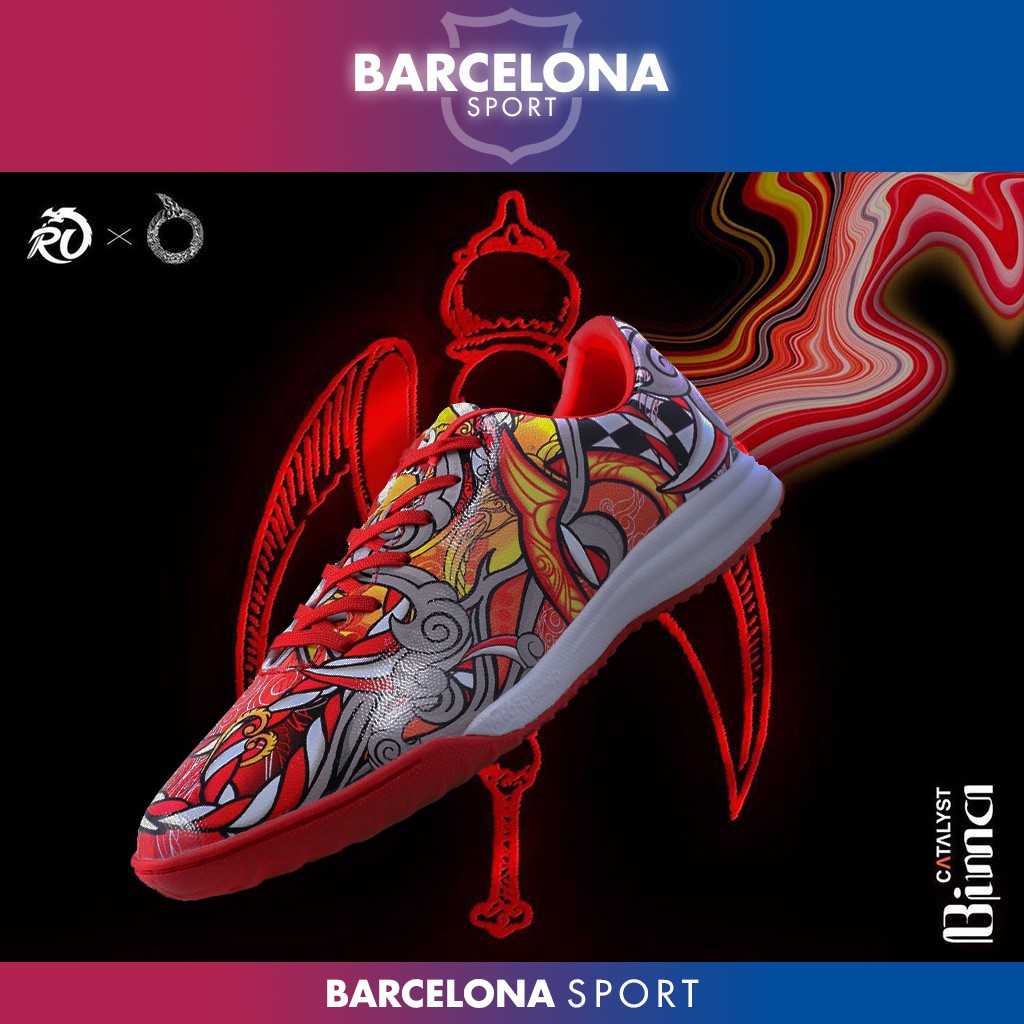 PANDAWA LIMA - OrtusEight CATALYST BIMA IN Ortred - Sepatu Futsal Ortus