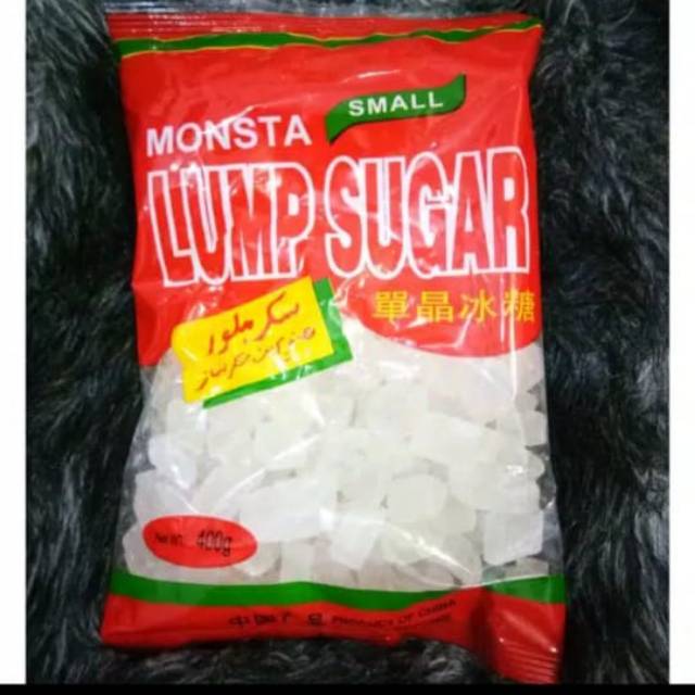 Monsta Gula Batu Rock Candy Lump Sugar 400 gram