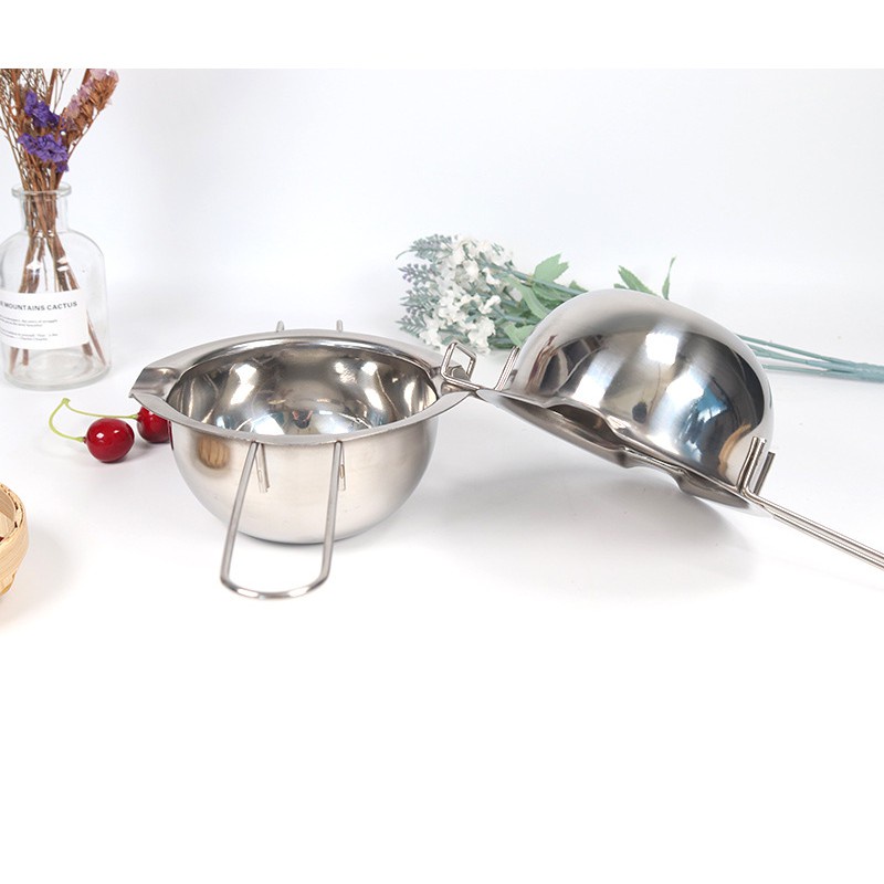 Chocolate Butter Melting Pot Pan Bowl Cake Panci Kecil Melelehkan Coklat Stainless Steel BC 84